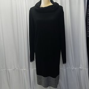 Bartolini sweater cow neck dress (B31)